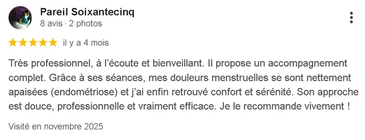 Avis Google de patients (1)